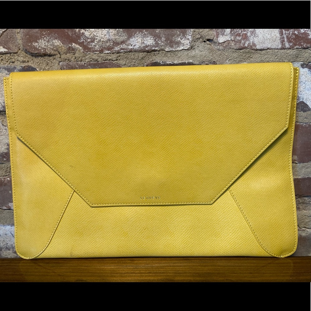 Senreve leather envelope laptop sleeve - up to 13” laptop
